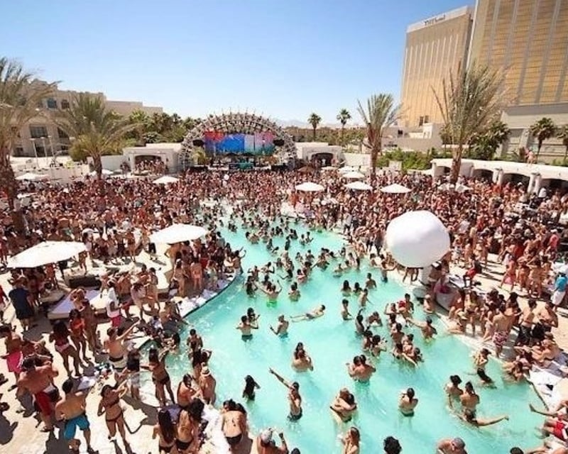 Las Vegas Dayclub Pool Party Crawl by Party Bus