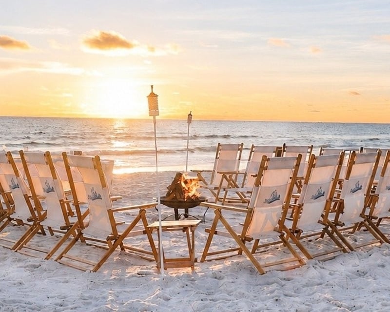 Premium Beach Bonfire Experience Near Freeport, FL