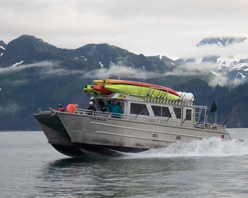 Guided Glacier Kayak & Fishing Charter in Seward
