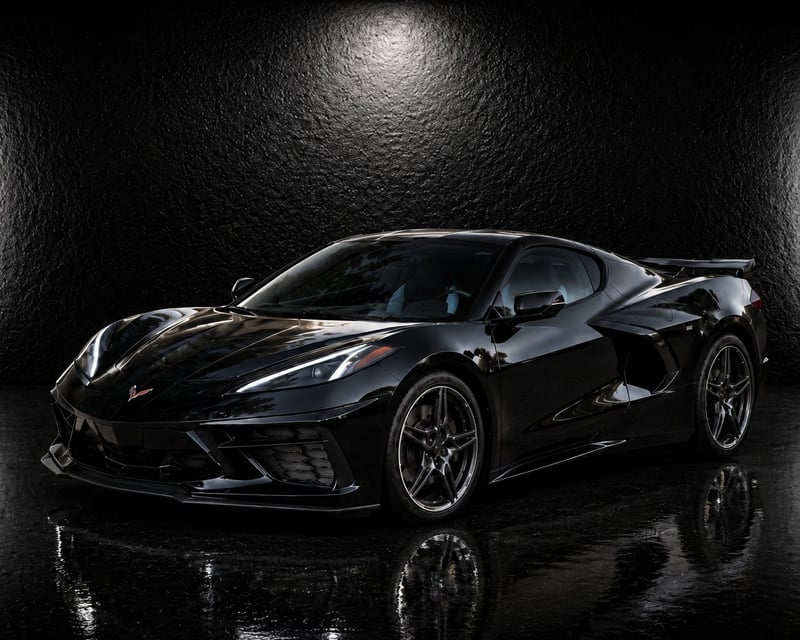 Black Corvette C8 Convertible Rental in Sterling, VA