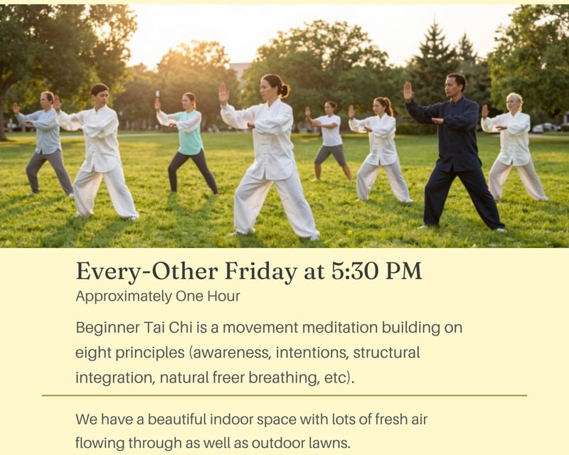 1-Hour Tai Chi Class in Princeton