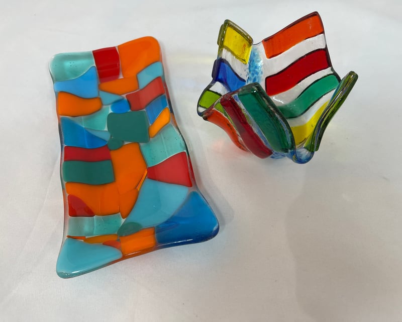 Fused Glass Slumping & Draping Class in Westlake Village