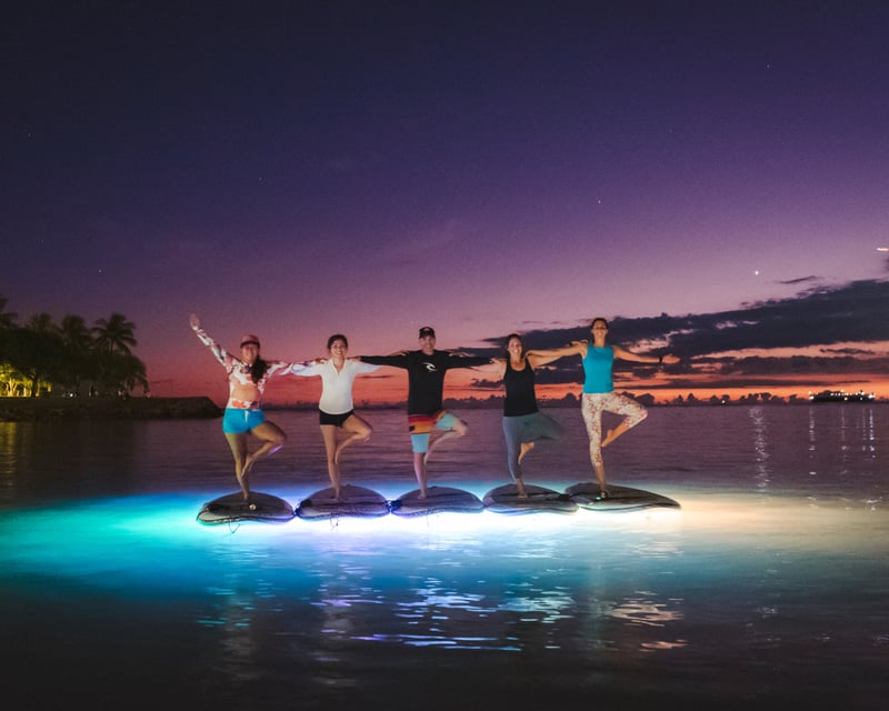 Night Paddleboard Class at Ala Moana Beach Park