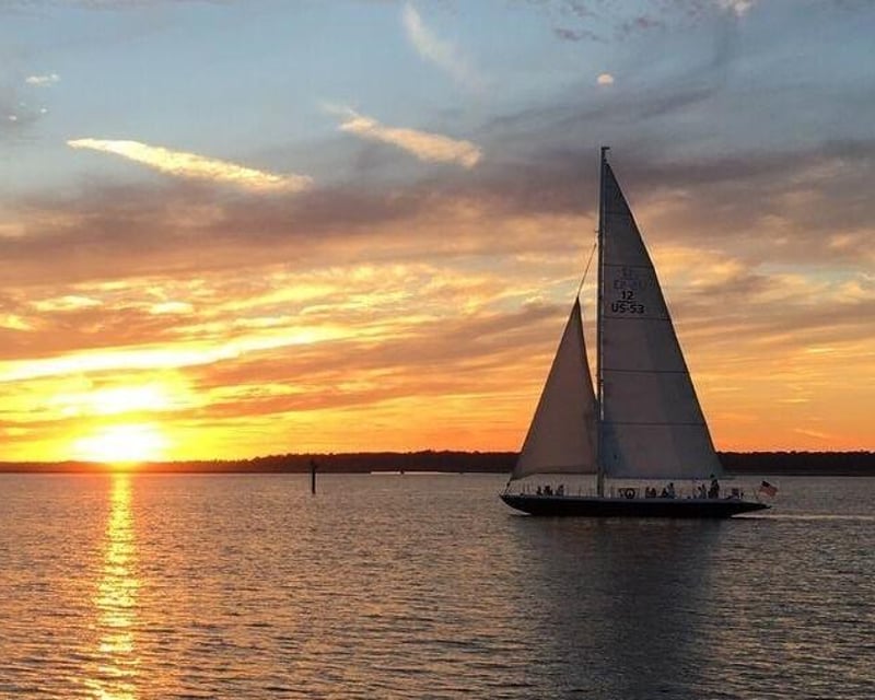 America's Cup Yacht Sunset Sail on Hilton Head Island