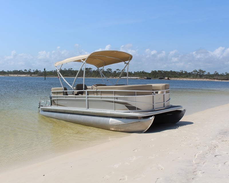Full-Day Pontoon Boat Rental in Gulf Breeze