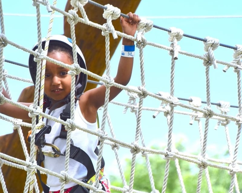 Helen Little Adventure Course With Zipline