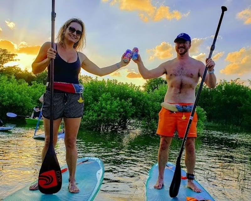 Sunset Paddleboard Tour on Lake Grapevine