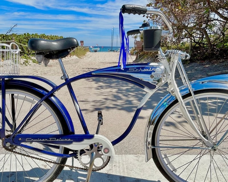Vintage Schwinn Beach Cruiser Bike Rental in Delray Beach