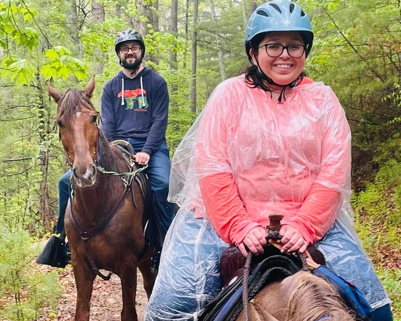 Blue Ridge Horseback Ride & Tye River Crossing in Montebello