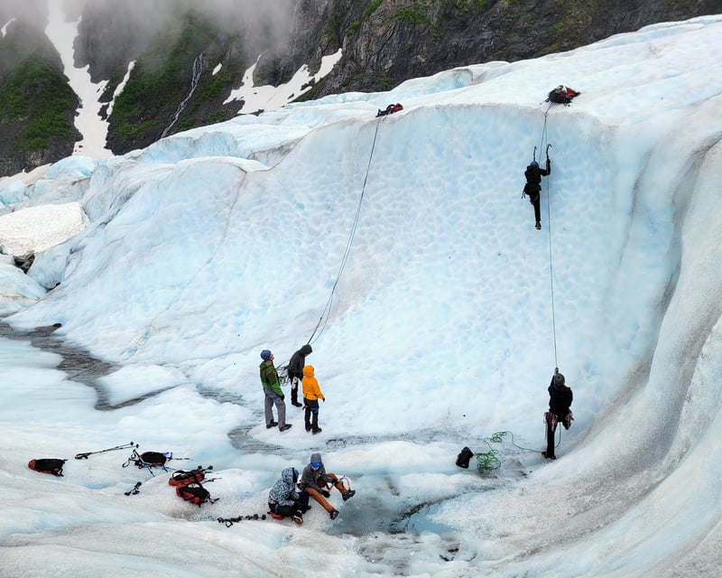 Guided Ice Climbing at Exit Glacier