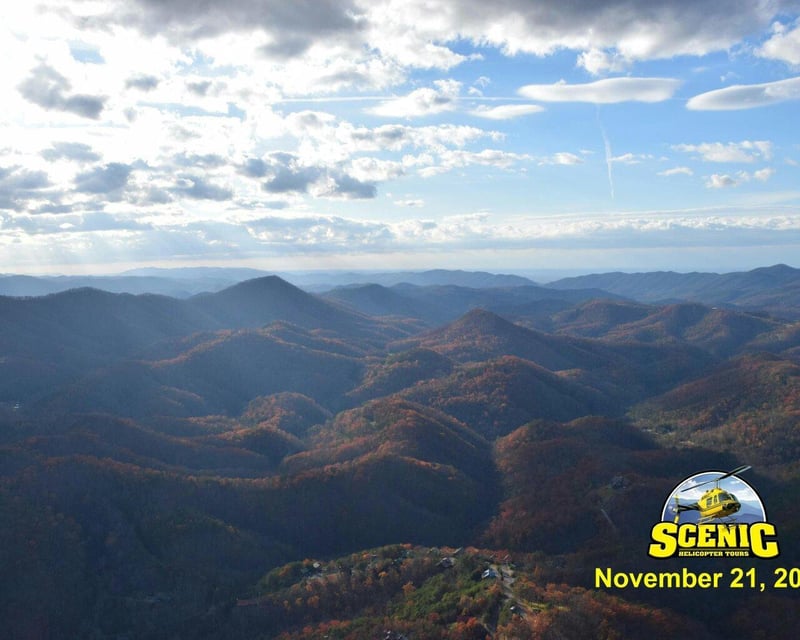 30-Mile Bluff Mountain Helicopter Tour in Sevierville