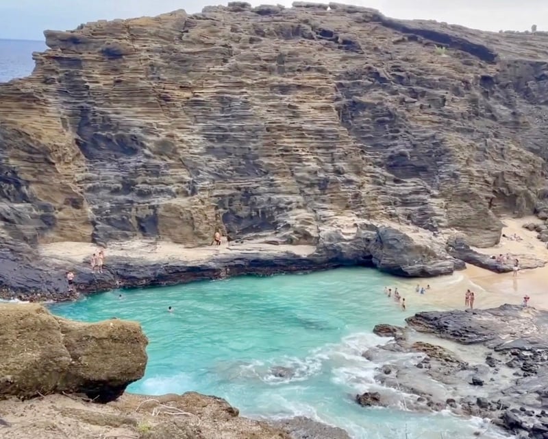 Full-Day Oahu Circle Island Tour with Turtle Beach Swim