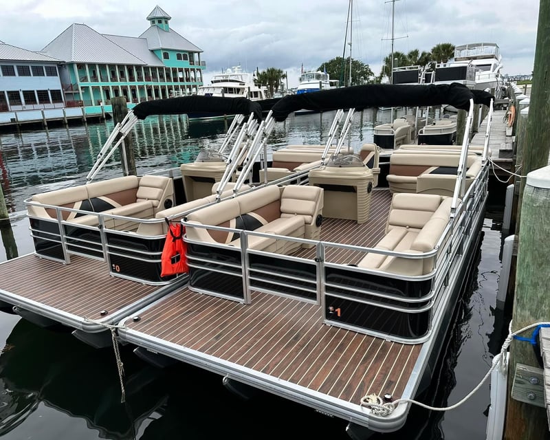 Explore Shell Island on a Pontoon Rental
