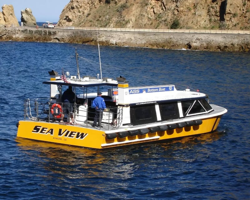 Glass Bottom Boat Tour of Lover's Cove on Catalina Island