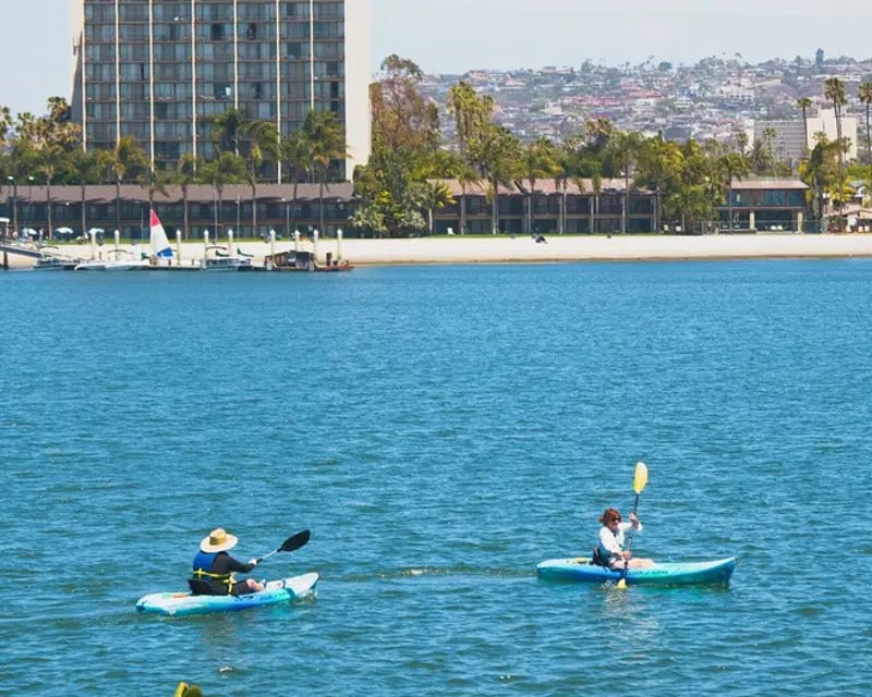Single Kayak Rental on Mission Bay, San Diego