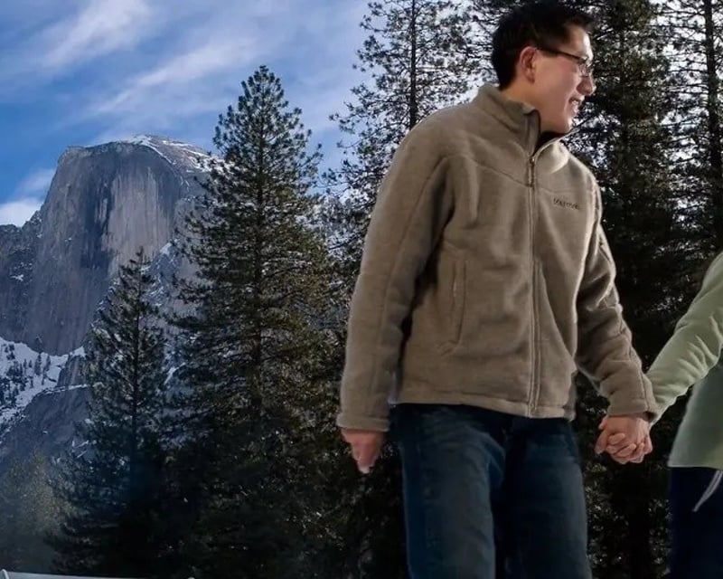 Ice Skating at Curry Village in Yosemite National Park