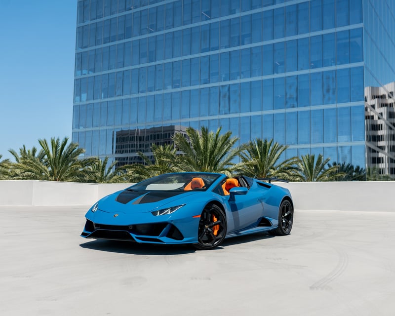Lamborghini Huracan Evo Spyder Rental in Huntington Beach