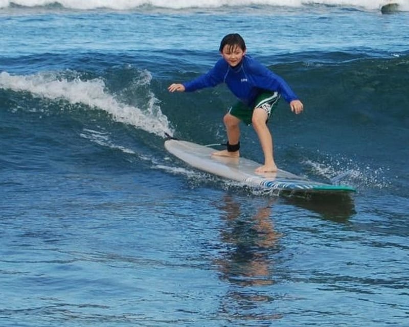 Private Kids Surf Lesson for Ages 4-10 on North Shore Oahu