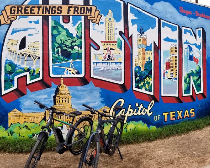 E-Bike Tour of Austin Murals & Landmarks