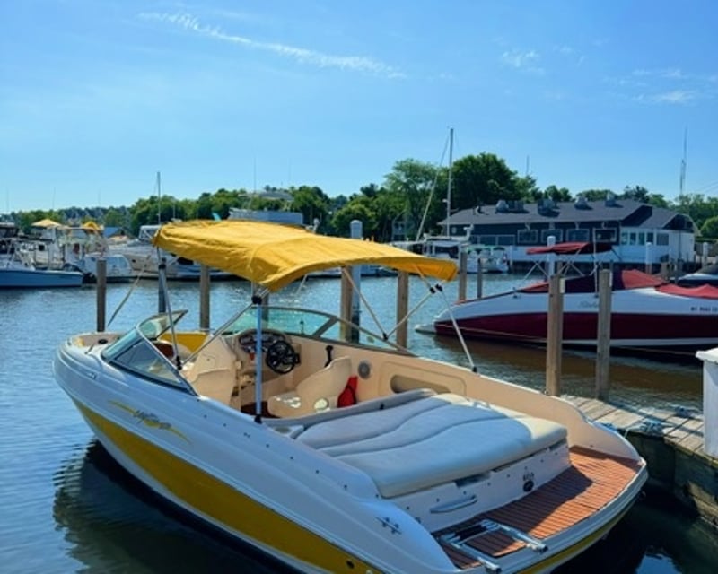 21' Boat Rental in New Buffalo with Fuel Included