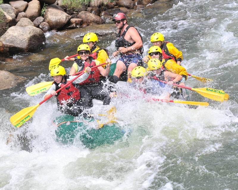 Raft Class IV Numbers on the Arkansas River