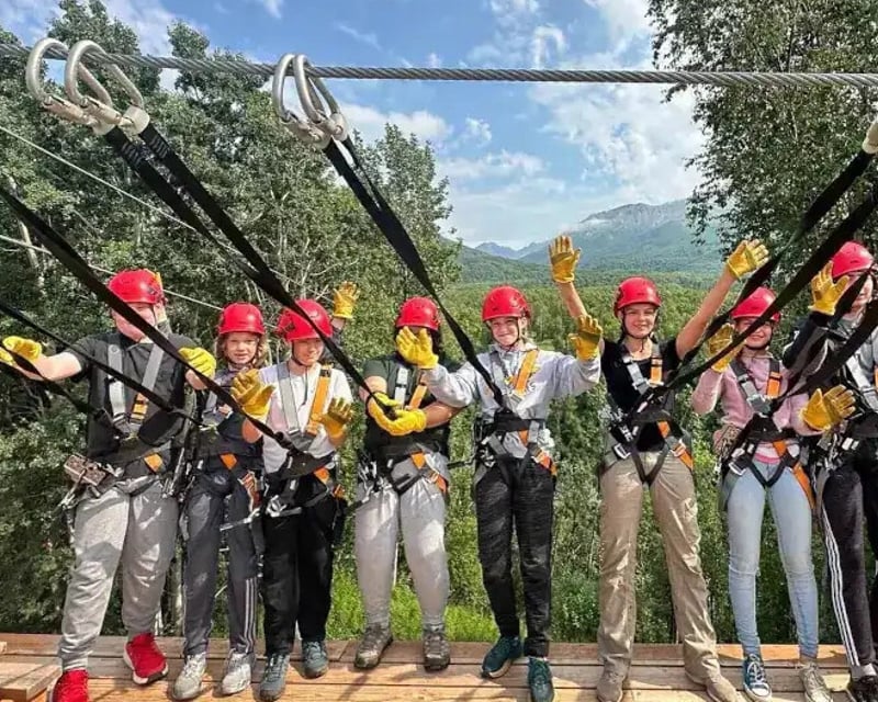 Horseback Ride & Zipline Guided Tour From Anchorage