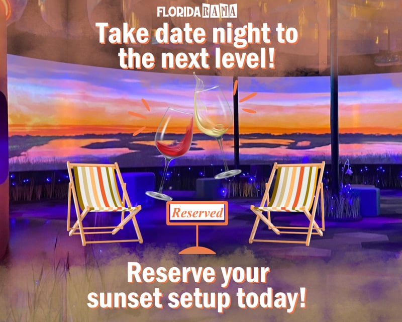 FloridaRAMA Immersive Art & Sunset Setup in St. Petersburg