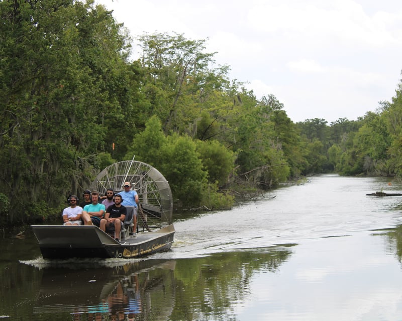Ride a Small Airboat Tour in Luling