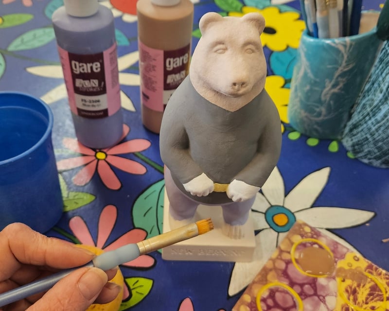 Kiln-Fired Pottery Painting Studio in New Bern