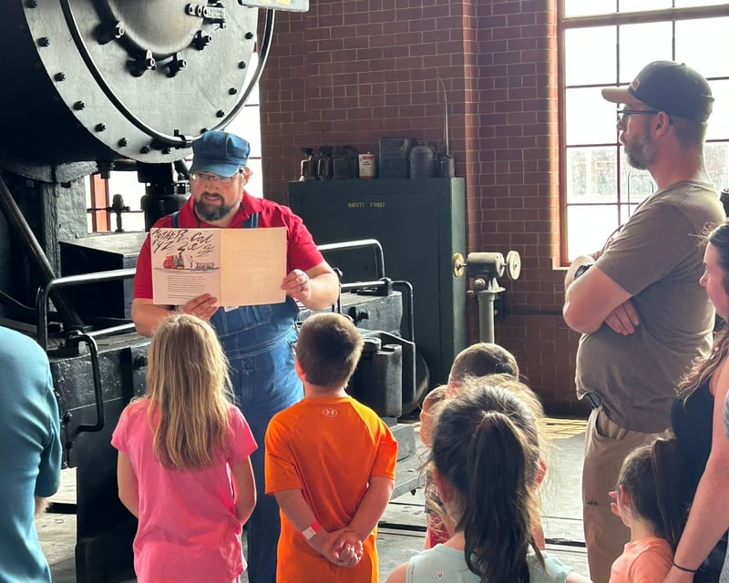 Kids Steam Locomotive Tour at Age of Steam Roundhouse