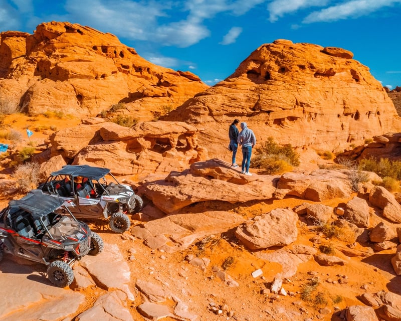 Self-Guided UTV Tour to the Flintstone House in Hurricane