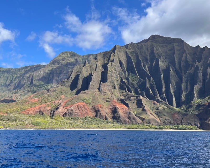 Full-Day Private Napali Coast Snorkel Charter from Poipu