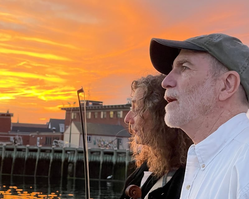 Celtic Music Sunset Schooner Sail on Gloucester Harbor
