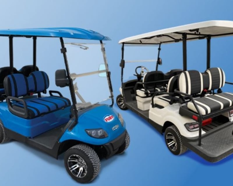 Electric & Gas Golf Cart Rental in Old Town Key West
