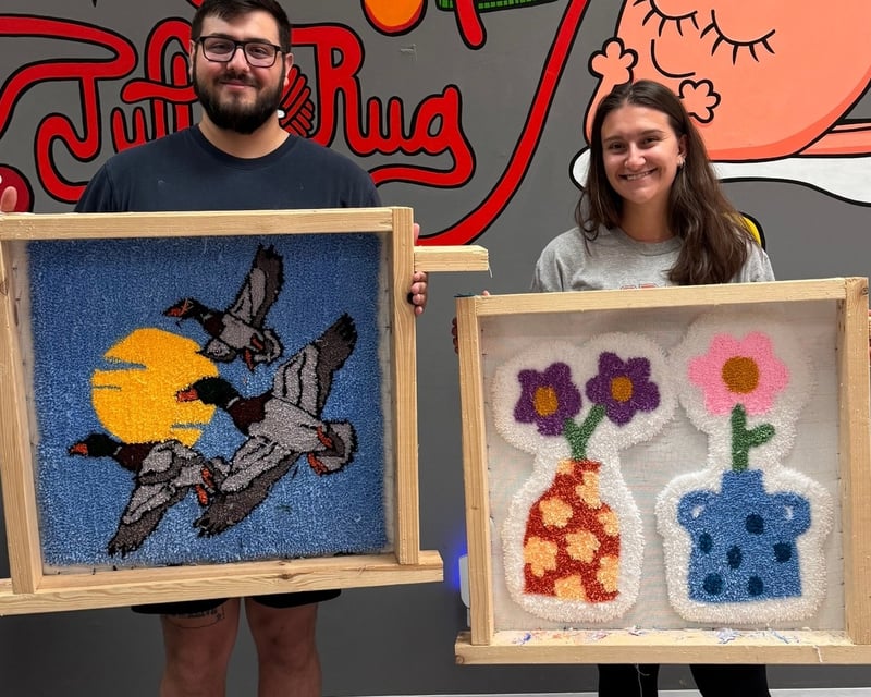 29" x 26" Rug Tufting Workshop in Aurora