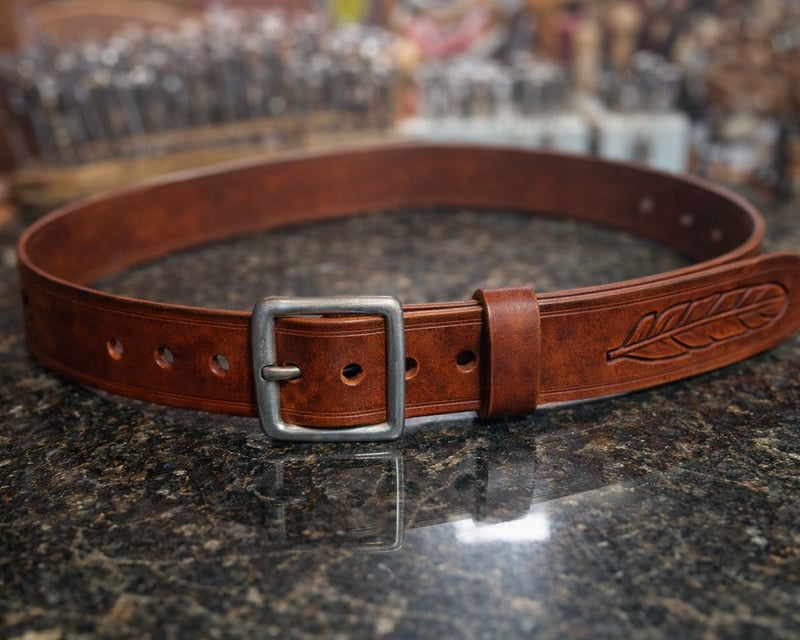 Leather Tooling Belt Making Class in Grand Lake