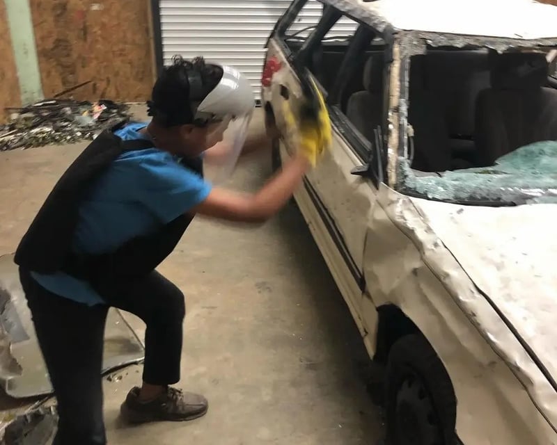 Car Smash Rage Room Party in Taylors, SC