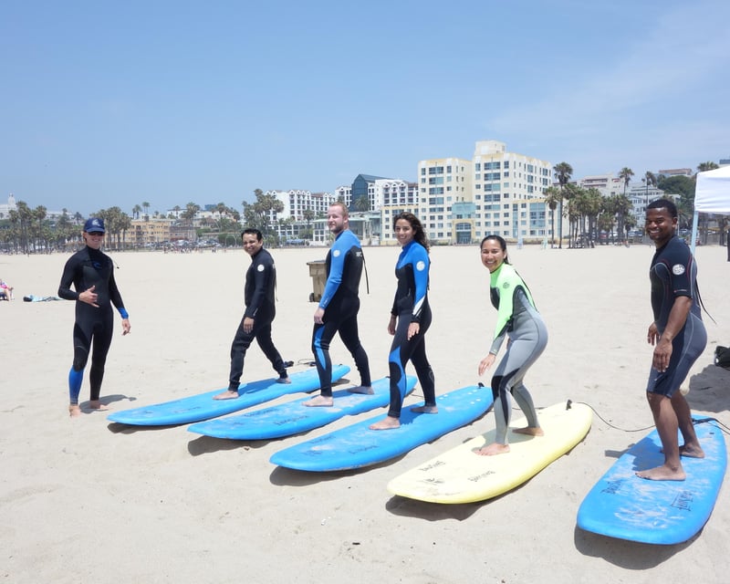 Santa Monica 1-Hour 45-Minute Group Surf Lesson