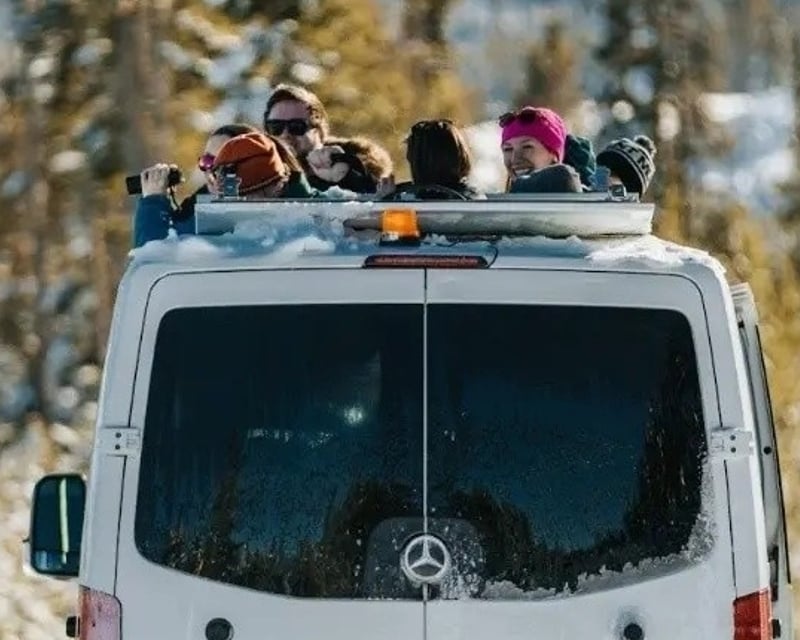 Private Old Faithful Snowcoach Shuttle near Jackson