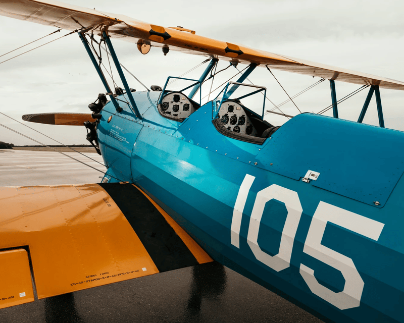 WWII Biplane Flight Over Rockport
