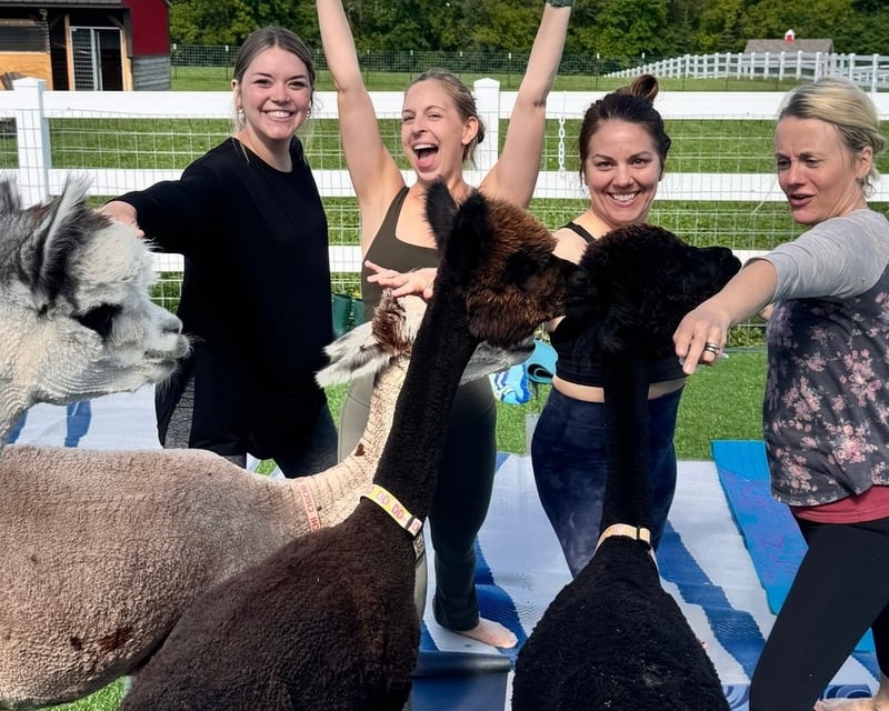 Take Goat Yoga at Eagle Eye Farm