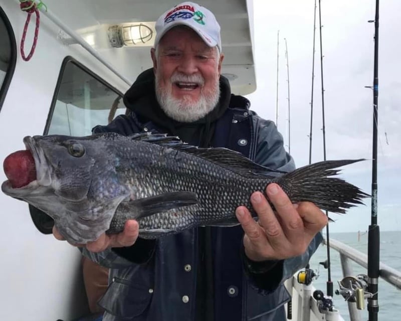 Sea Bass Fishing Trip in Wildwood Crest