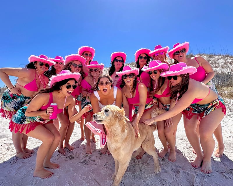 Private Bachelorette Tiki Boat Cruise in Destin