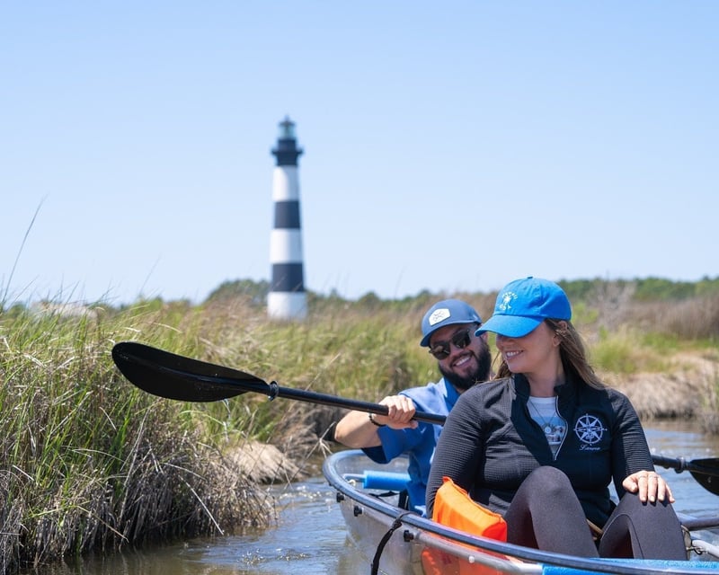 Clear Kayak Tour at Bodie Island Lighthouse