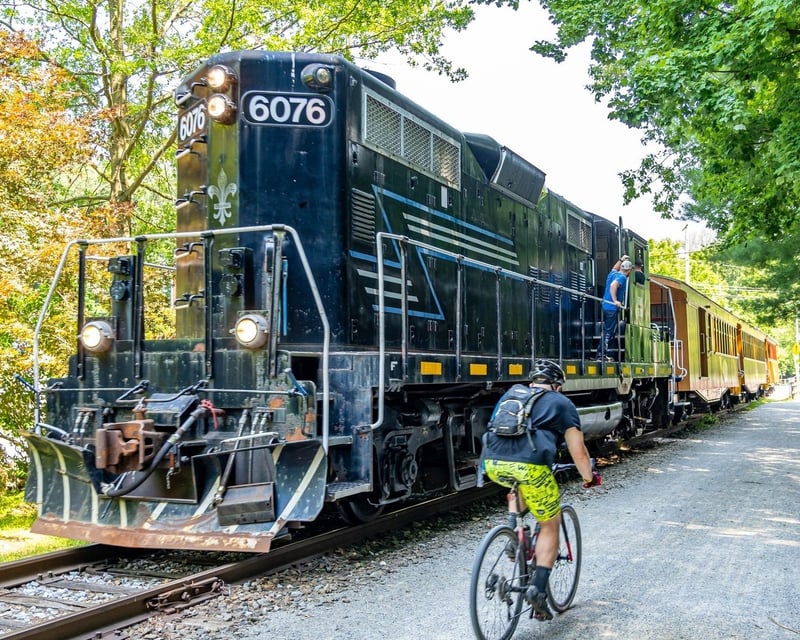 Bike Aboard Train Ride to Brillhart From New Freedom