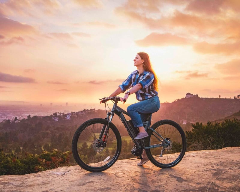Griffith Park E-Bike Tour to Griffith Observatory