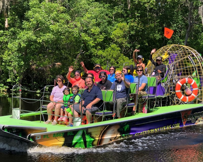 Freshwater Creek Airboat Tour Near St. Augustine