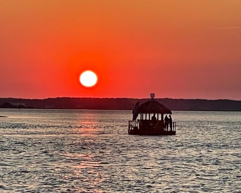 Beaufort Sunset Tiki Boat Cruise & BYOB Tour