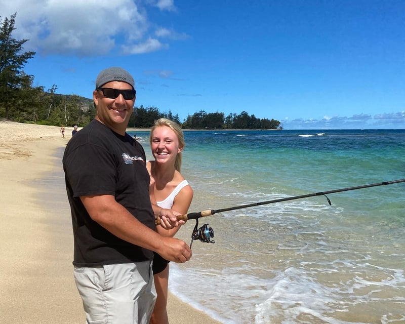 Catch & Release Shore Fishing in Haleiwa