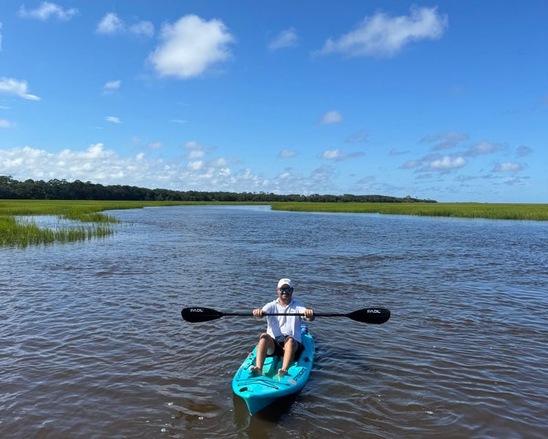 Single Kayak Rental at Amelia & Talbot Islands